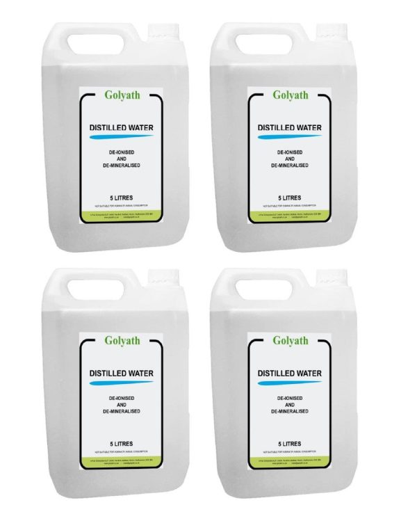 Distilled Water 20L (20 Litre) - Pure Steam Distilled Water 20 Ltr | Professional Grade | Bulk Available