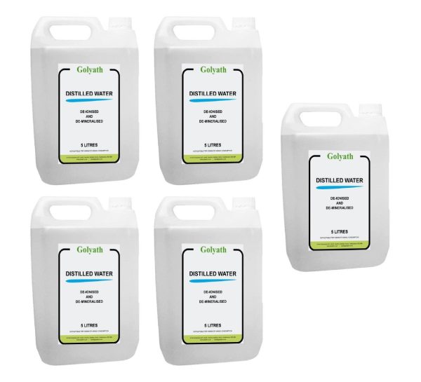 Distilled Water 25L (25 Litre) - Pure Steam Distilled Water 25 Ltr | Professional Grade | Bulk Available