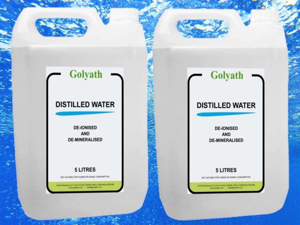 Distilled Water 10 Litres (10L), 2 x 5 ltr, Pure Distilled Demineralised Water, Deionized Water (Almost 0 ppm) | Professional Grade | Bulk Available - Image 2
