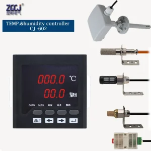 Temperature and humidity controller cj-602 black -40 ~ 120℃ 0 ~ 99.9% rh greenhouse incubation oven laboratory cold storage | Professional Grade | Bulk Available