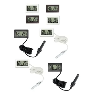 Compacted thermometer humidity gauge for lab room reptiles incubators providing reliability environmental monitoring | Professional Grade | Bulk Available