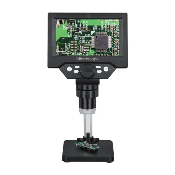 5.5 Inch Digital Microscope 10MP 1000X Magnification LCD Display 8 LED Light SD Card Storage Electronic Microscopio for Repair | Professional Grade | Bulk Available - Image 4