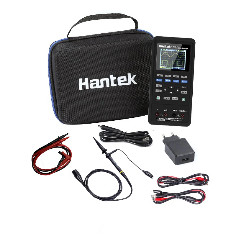 Hantek 3in1 Digital Oscilloscope Waveform Generator Multimeter Experience precision testing with the Hantek 3in1 digital oscilloscope, waveform generator, and multimeter. Ideal for engineers, it offers intelligent charging, ultra-low power design, and versatile measurement functions. Hantek 3in1 Digital Oscilloscope Experience precision testing with the Hantek 3in1 digital oscilloscope, waveform generator, and multimeter. Ideal for engineers, it offers intelligent charging, ultra-low power design, and versatile measurement functions. Hantek 3in1 Digital Oscilloscope Waveform Generator Multimeter