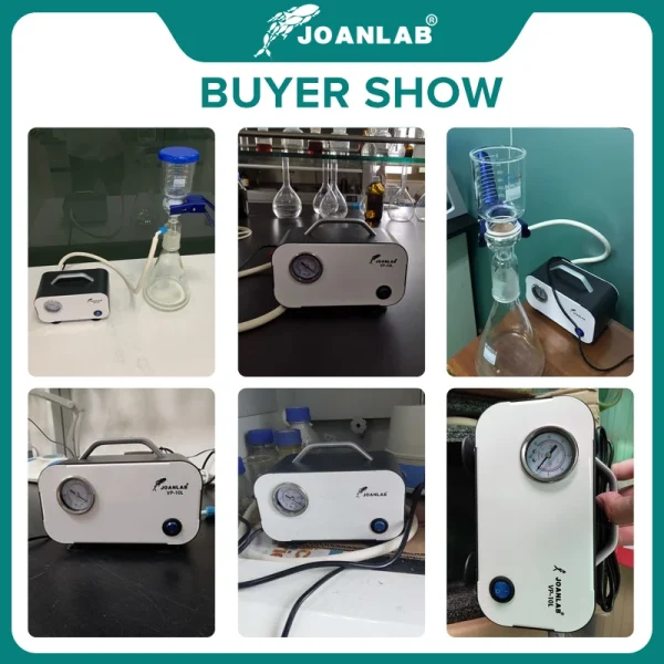 Portable Oil-free Diaphragm Vacuum Pump for Lab Filtration - Image 6