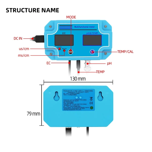 Digital PH And EC Meter For Drinking Water - Image 4