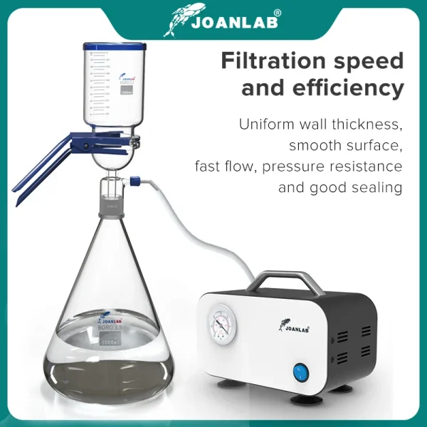 JOANLAB Large Diameter Vacuum Filtration Apparatus 2L 5L - Image 2
