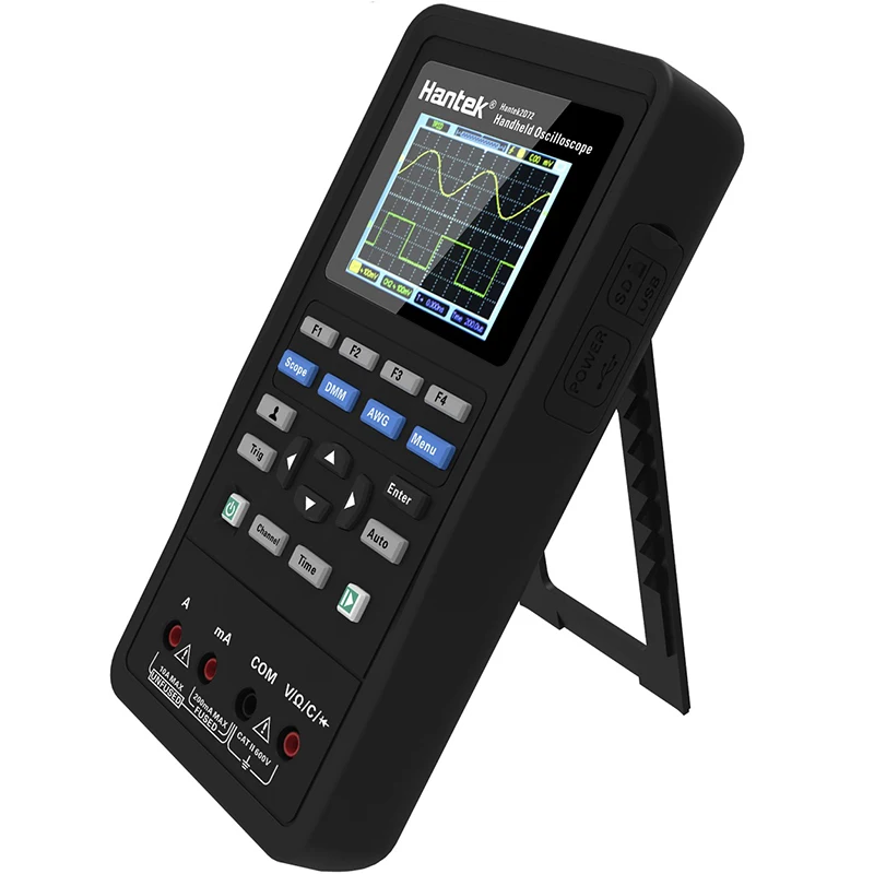 Hantek 3in1 Digital Oscilloscope Waveform Generator Multimeter Experience precision testing with the Hantek 3in1 digital oscilloscope, waveform generator, and multimeter. Ideal for engineers, it offers intelligent charging, ultra-low power design, and versatile measurement functions. Hantek 3in1 Digital Oscilloscope Experience precision testing with the Hantek 3in1 digital oscilloscope, waveform generator, and multimeter. Ideal for engineers, it offers intelligent charging, ultra-low power design, and versatile measurement functions. Hantek 3in1 Digital Oscilloscope Waveform Generator Multimeter - Image 4
