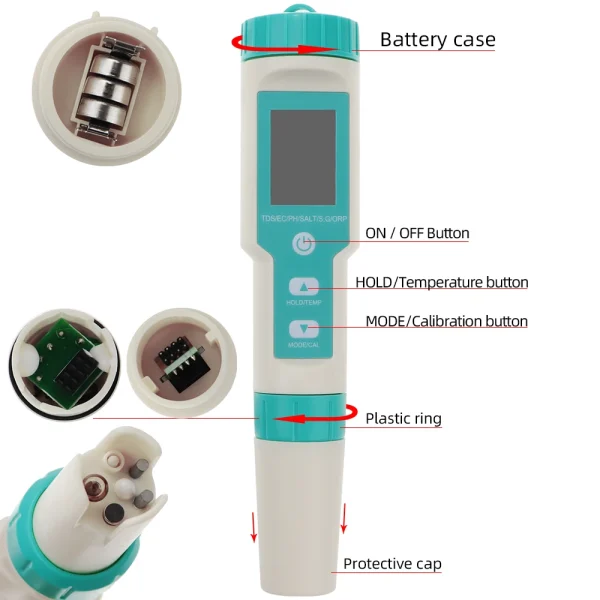 Bluetooth Digital Water Quality Tester - Image 3