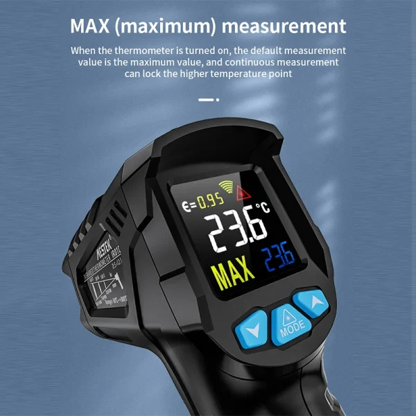 MESTEK Digital Non-Contact Infrared Thermometer Gun - Image 3