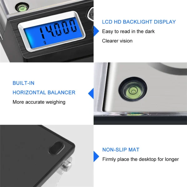 Precision Digital Jewelry Scale 0.001g for Diamonds and Pharmaceuticals - Image 5