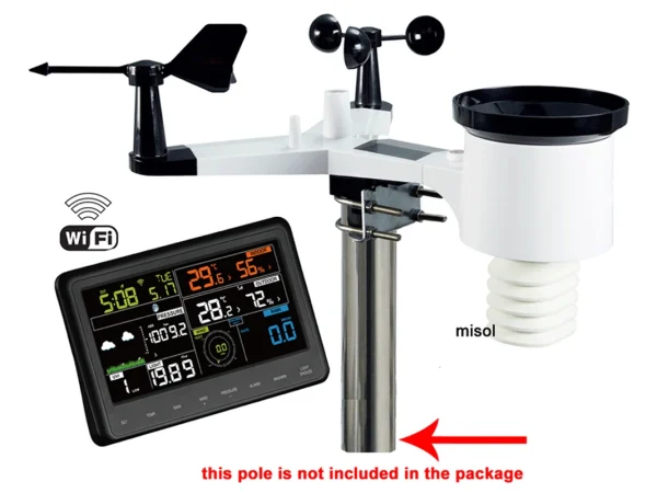 WiFi-Connected Wireless Weather Station with Web Upload
