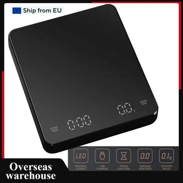 High Precision Digital Coffee Scale with Timer