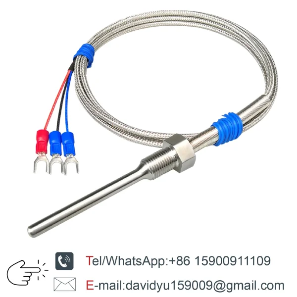 Waterproof PT100 Temperature Sensor RTD Probe - Image 6