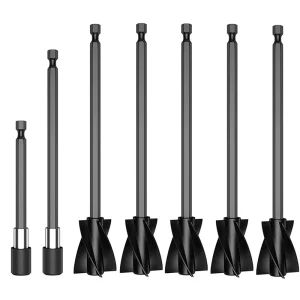 Epoxy Mixer Attachment with Extension Rods for Paint Stirrer