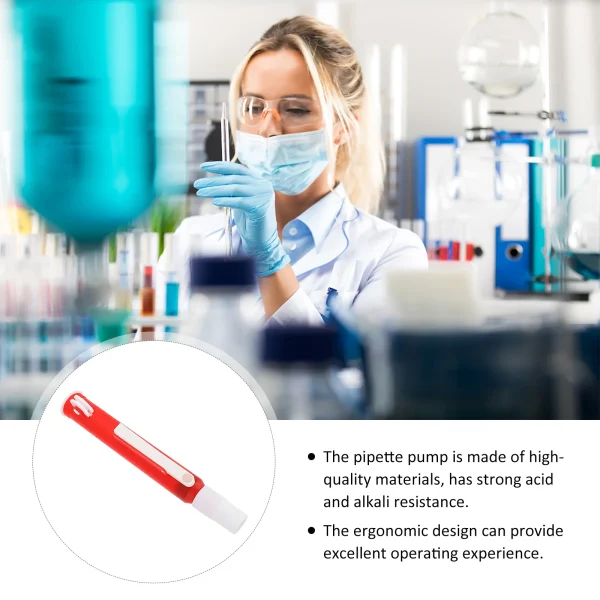 25mL Pipette Pump High Accuracy One-Hand Operation - Image 5