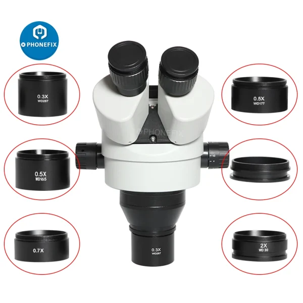 Trinocular Microscope Barlow Objective Lens: High-quality Stereo Microscope Auxiliary Lens - Image 4