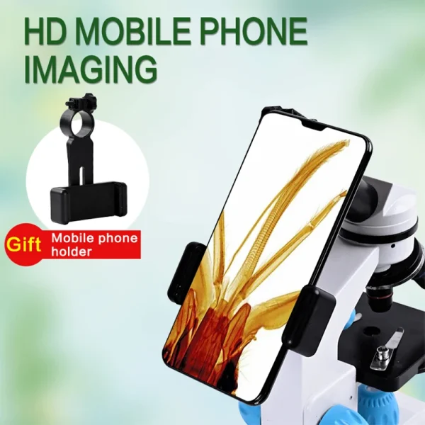 Ultimate 40X-2000X Monocular Biological Microscope Kit with 13 Accessories - Image 2