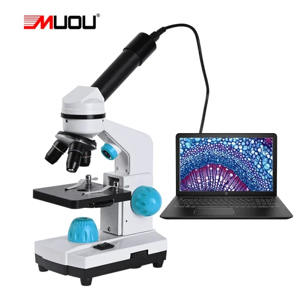 Ultimate 40X-2000X Monocular Biological Microscope Kit with 13 Accessories