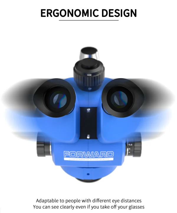 FORWARD 4K 1080P HDMI USB Video Microscope 6.5X-55X Trinocular Continuous Zoom - Image 5