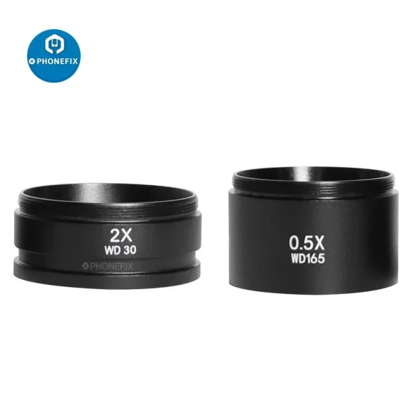 High-Definition Trinocular Stereo Zoom Microscope Camera Lens Set - Image 6