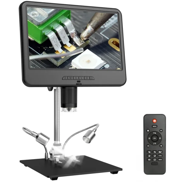 10 Inch HD Screen Digital Microscope for PCB Repair and Clock Maintenance - Image 4