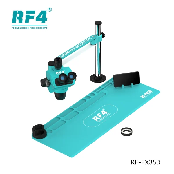 RF4 RF-FX35D High Definition Stereo Microscope for Phone Soldering & PCB Repair - Image 5