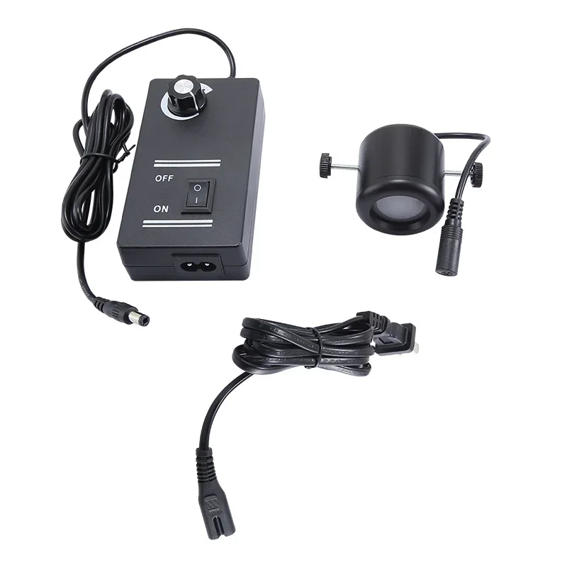 LED Stereo Microscope Light Source: 5W White Light Auxiliary | Oblique ...