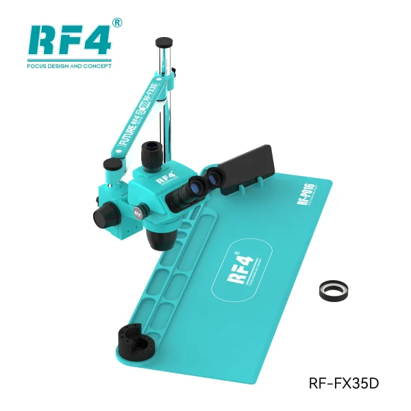 RF4 RF-FX35D High Definition Stereo Microscope for Phone Soldering & PCB Repair - Image 6