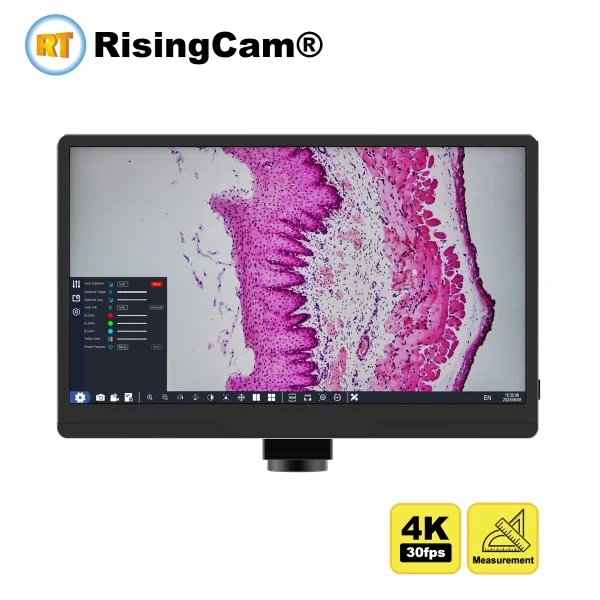 RisingCam 11.6" HD LCD Screen 4K 30fps HDMI & USB Digital Microscope Camera