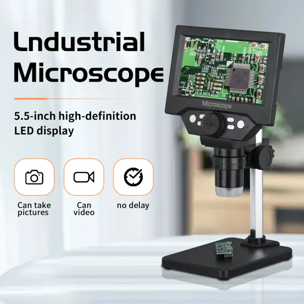 10MP Digital Microscope with 1000X Magnification, LCD Display, and Electronic Microscopio Features - Image 2