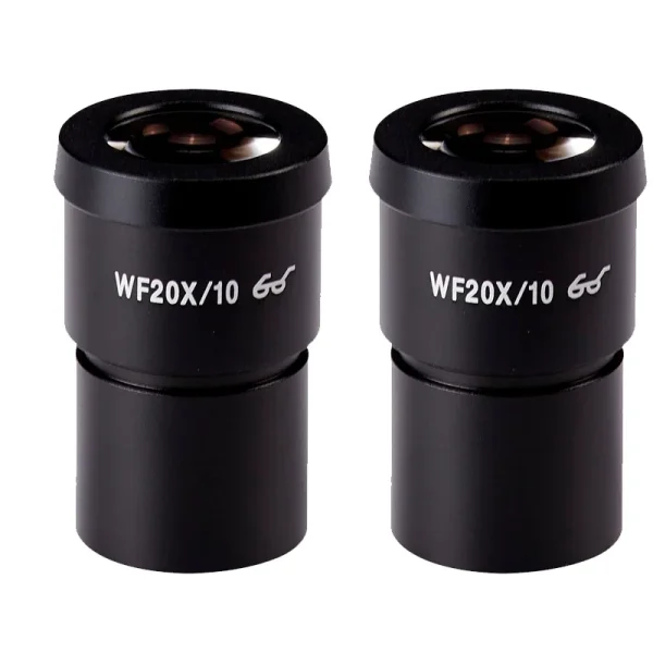 Microscope Auxiliary Eyepiece Set: WF5X to WF30X for Stereo Binocular Trinocular Microscopes - Image 4