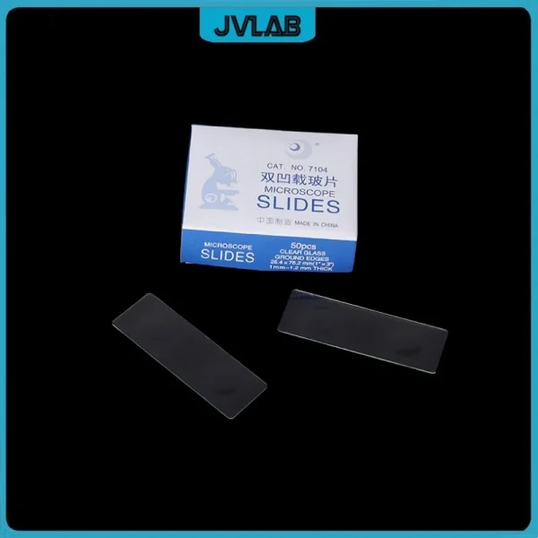 Double Ringed Microscope Slides Double Concave Microscope Slides, Clear Glass, 25.4mm X 76.2mm, Pack Of 50