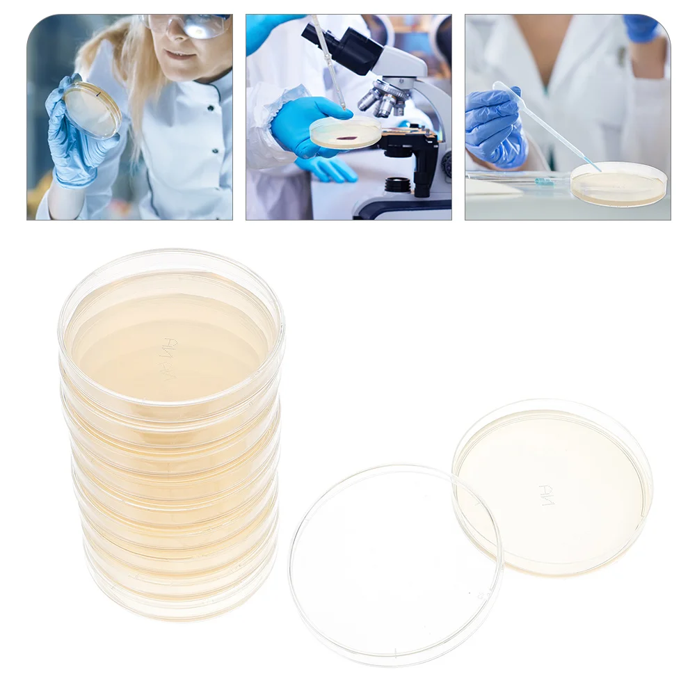 Pre-Poured Nutrient Agar Plates Petri Dishes For Laboratory Experiments ...