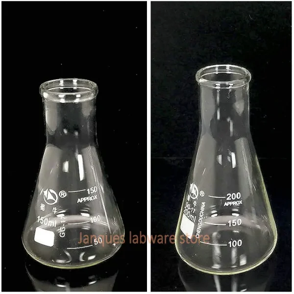Borosilicate Glass Conical Flasks for Laboratory Experiments (50ml-1000ml) - Image 3