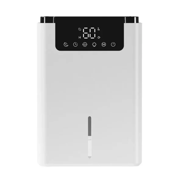 Portable Dehumidifier with LED Display - Compact Moisture Absorber for a Fresh Environment